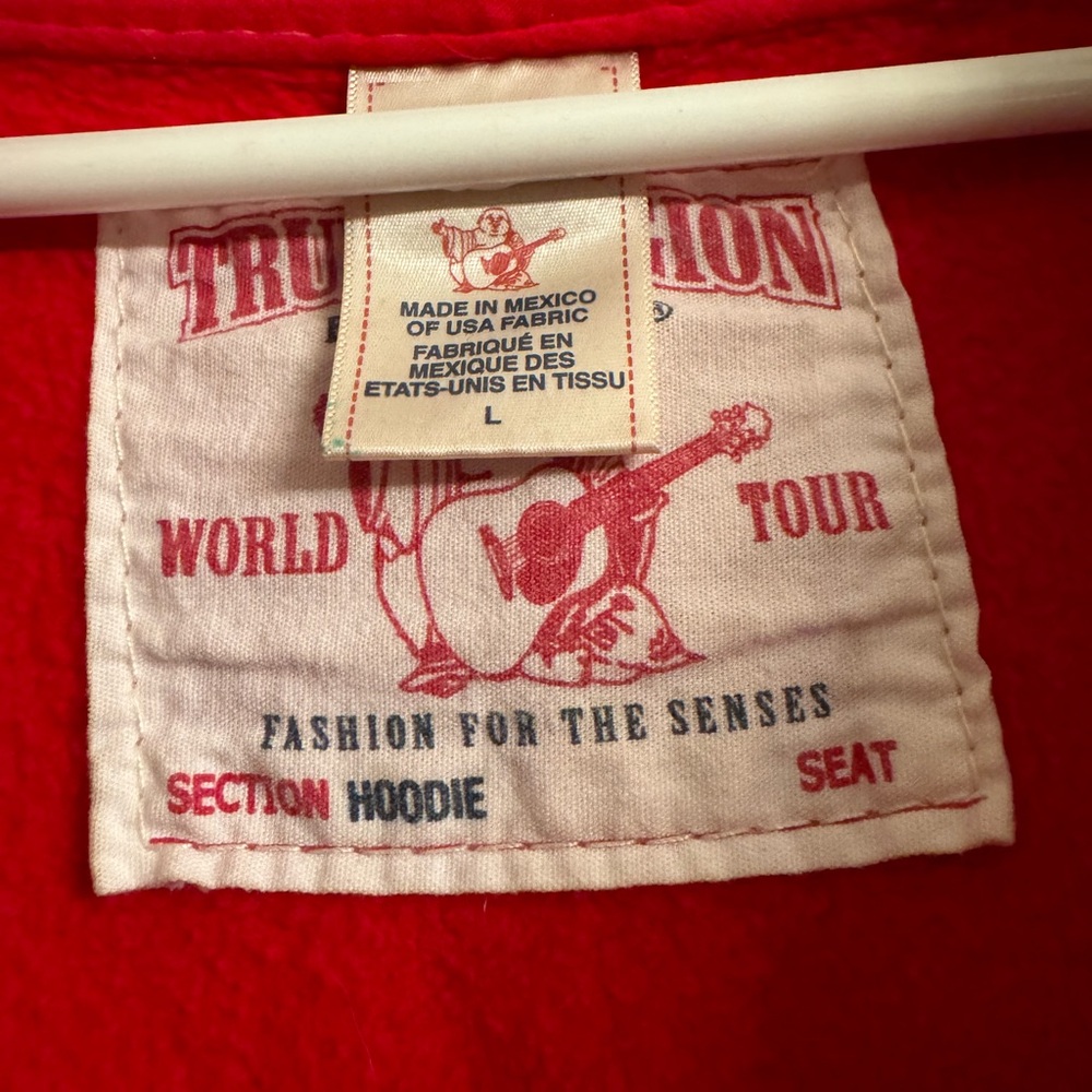 True religion zip up hoodie size large - Picture 4 of 4